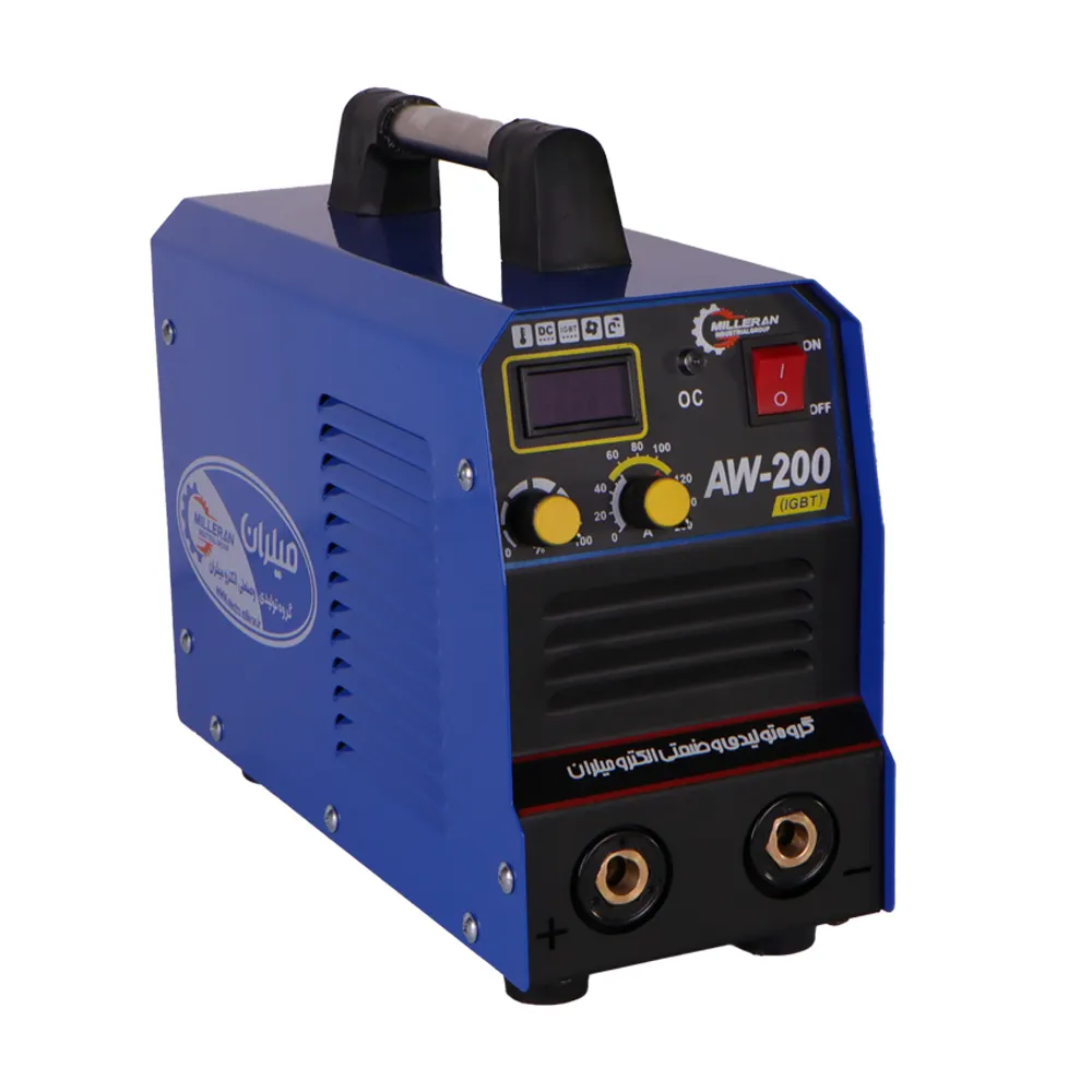 مشخصات دستگاه رکتی فایر اینورتر تکفاز مدل 200-IGBT میلران کد 2002